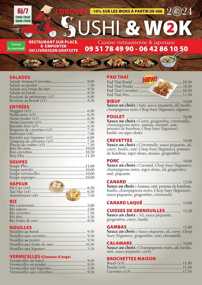 Sushi wok 2 - Menu Image 1